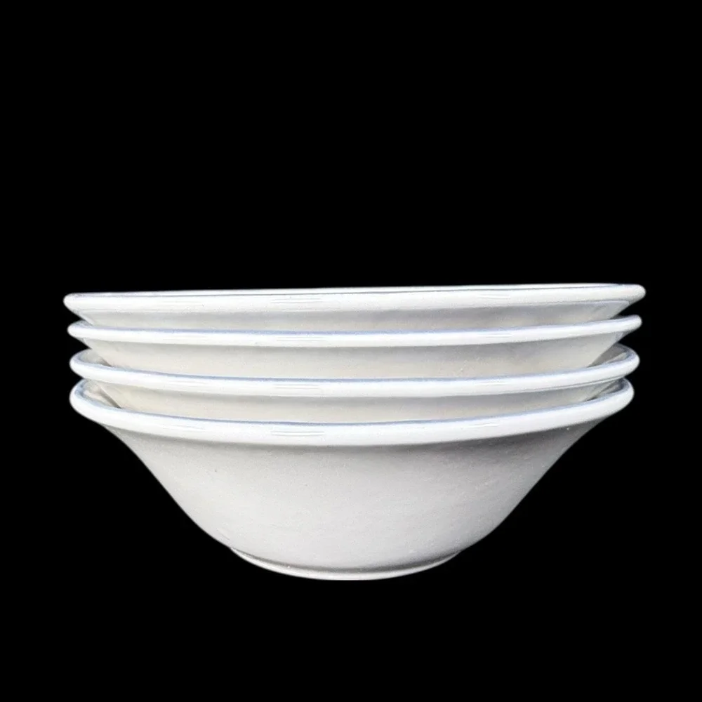 Floral Expressions Hearthside Blue Rim White‎ 5.5